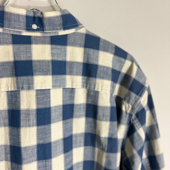 L.L.Bean Men's Blue Plaid Traditional Fit Dress Shirt Size XXL - Picture 11 of 13